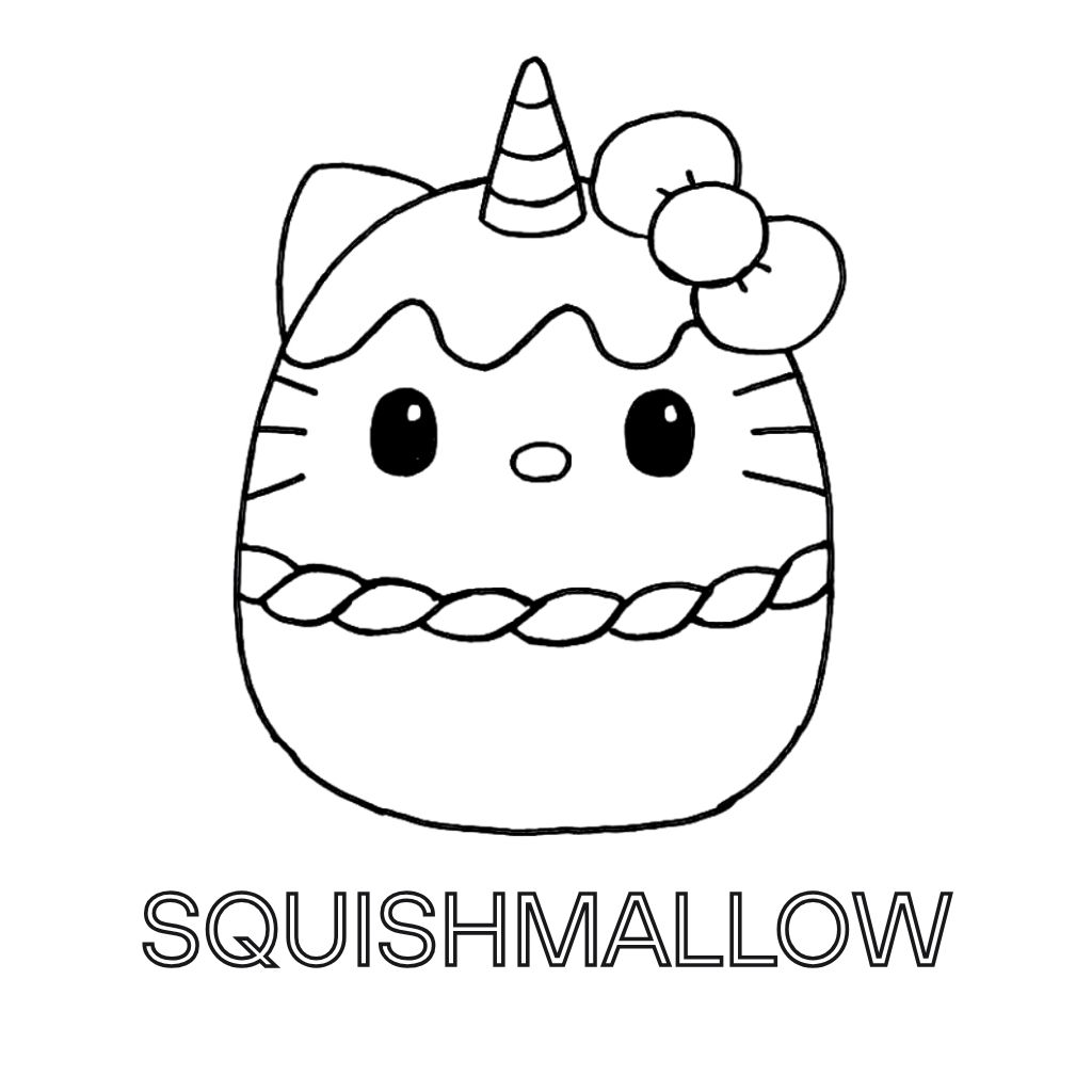 squishmallows ausmalbild