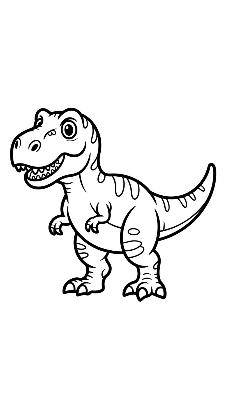 t-rex ausmalbilder