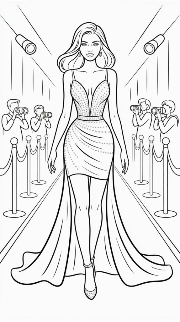 topmodel ausmalbilder ausdrucken