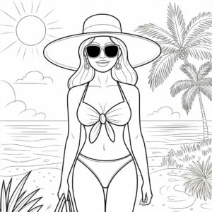 ausmalbild topmodels