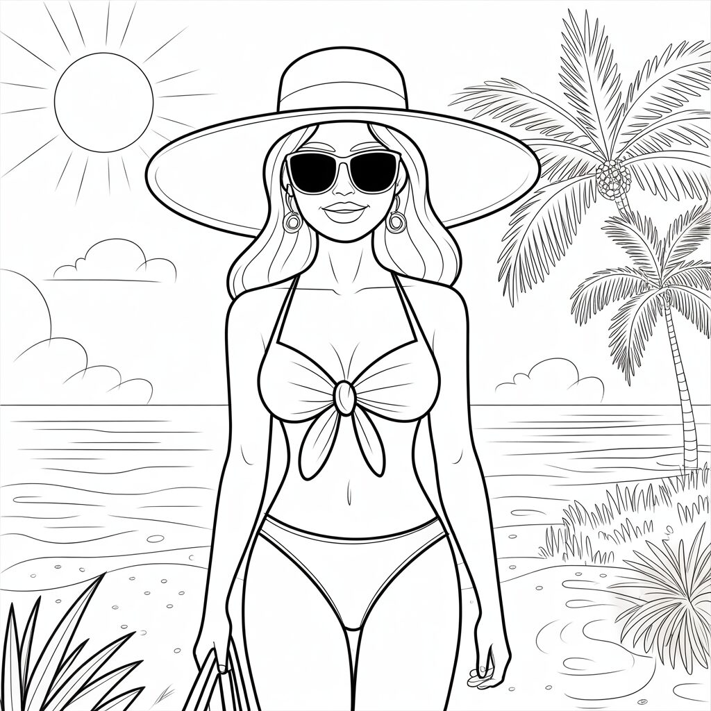 ausmalbild topmodels