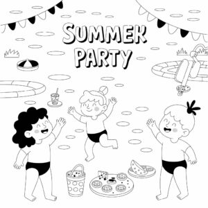 ausmalbilder strand und meer