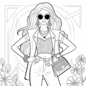 topmodel ausmalbilder