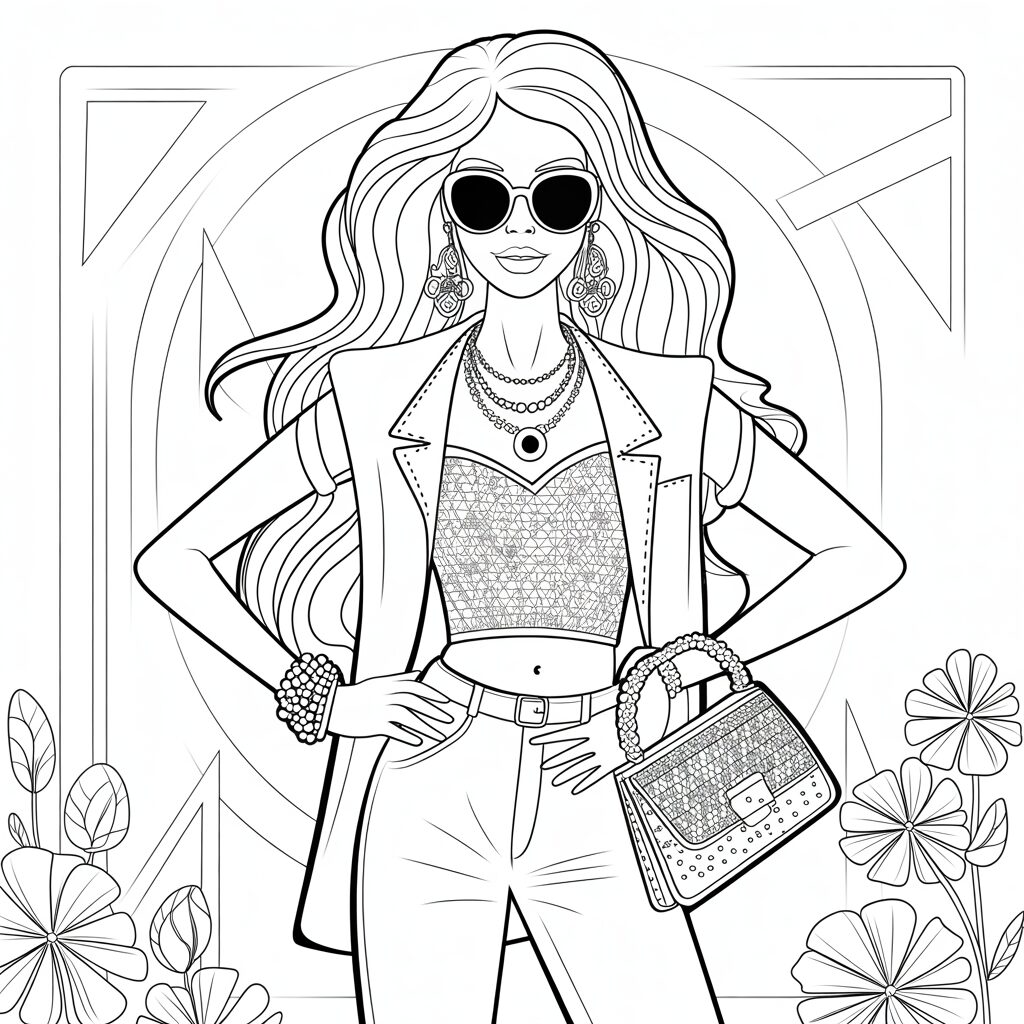 topmodel ausmalbilder