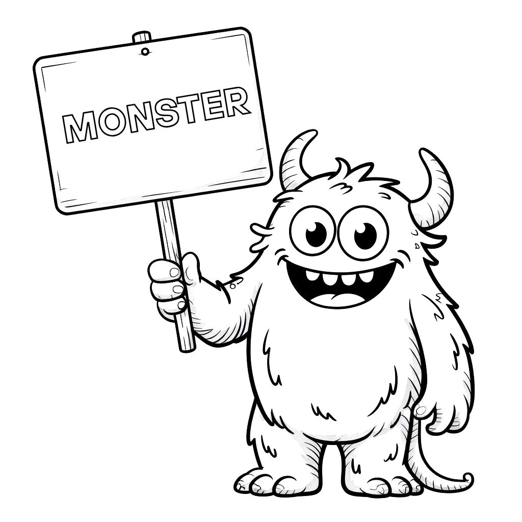 ausmalbilder von monster