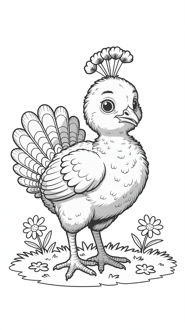 ausmalbild indra pfau