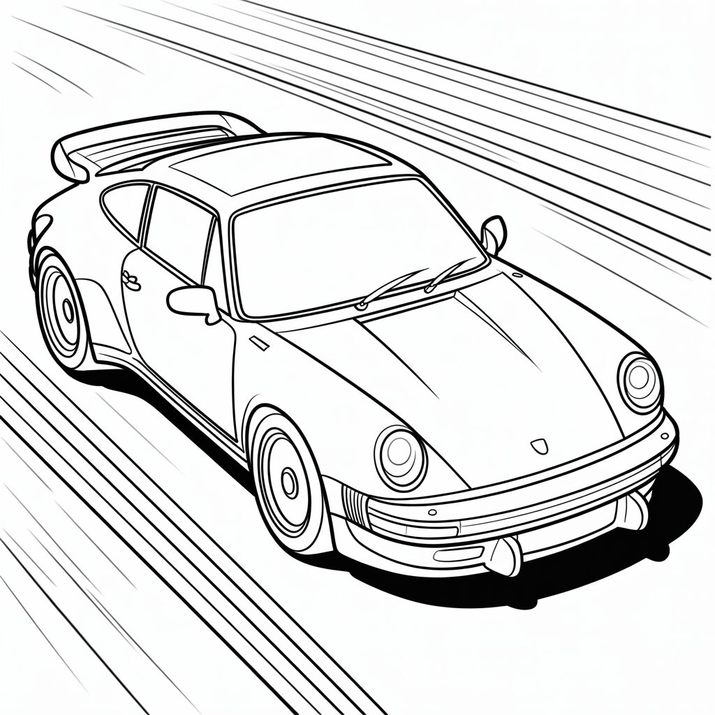porsche ausmalbilder