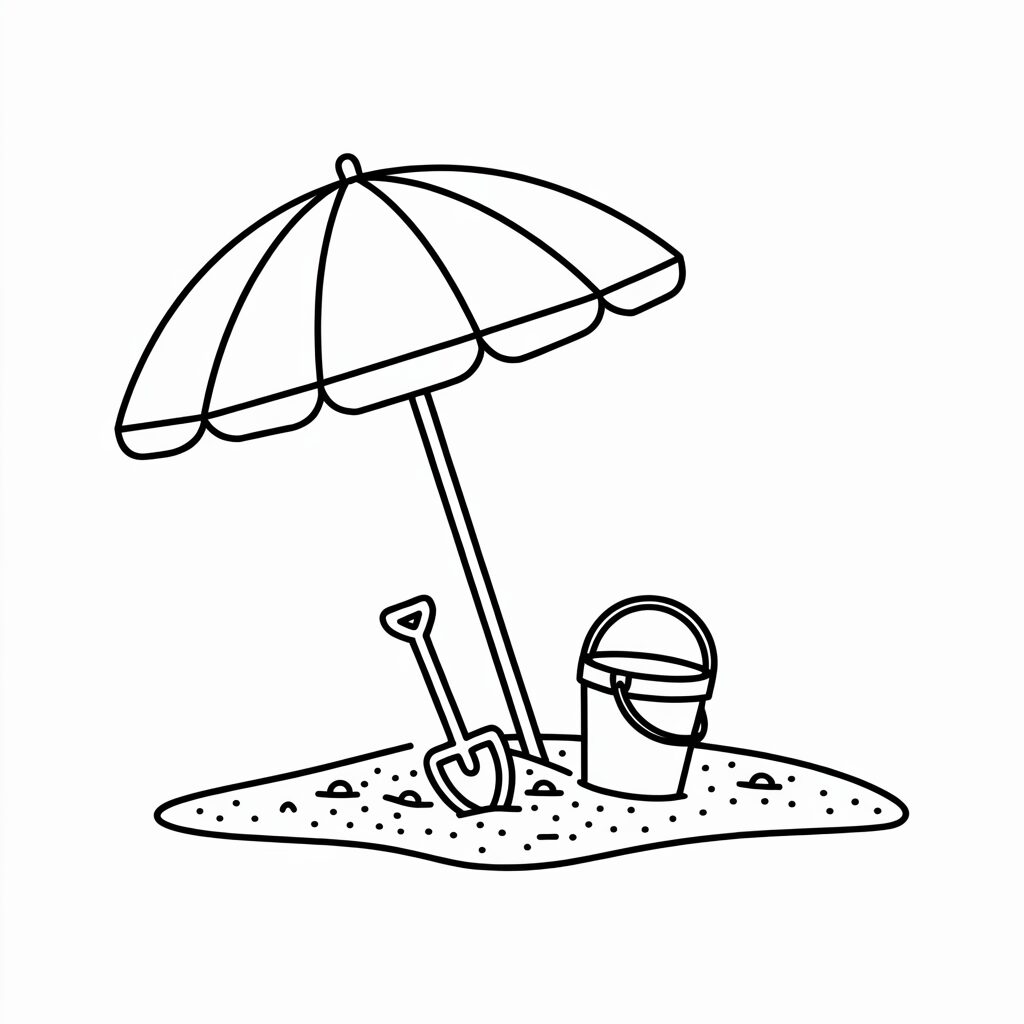 malvorlagen meer und strand erwachsene