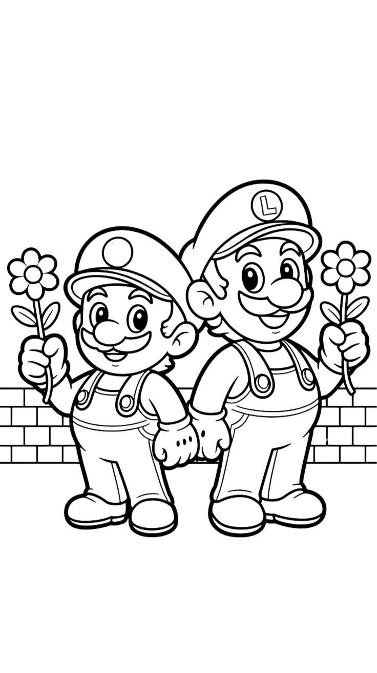 mario und luigi ausmalbilder pdf