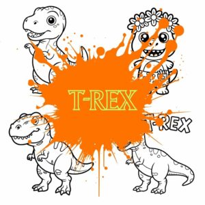 T Rex Ausmalbild