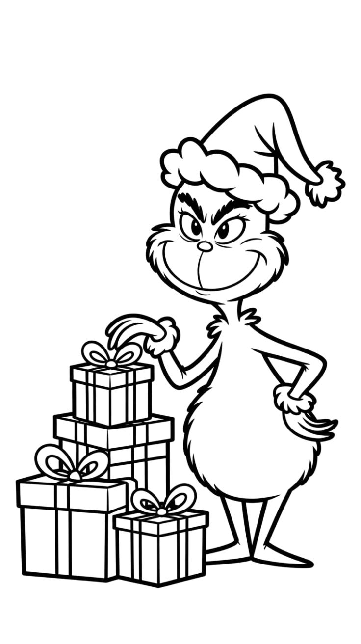 the grinch ausmalbilder