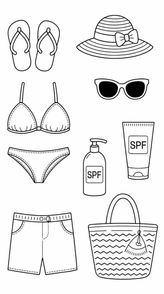 ausmalbilder kleidung kleinkinder