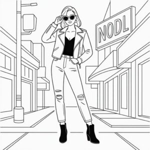 ausmalbilder zum ausdrucken topmodel