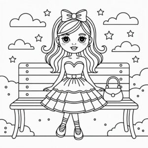 ausmalbilder von topmodel zum ausdrucken