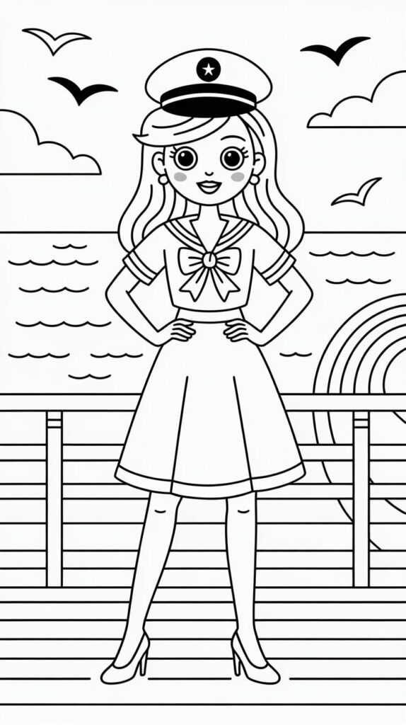 ausmalbilder topmodel kostenlos