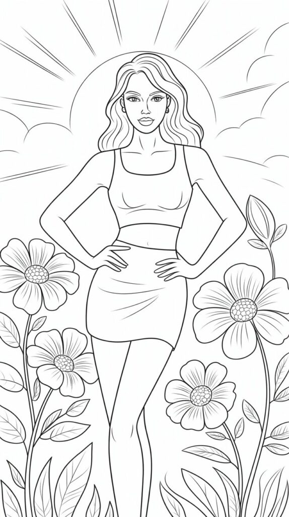 ausmalbilder kostenlos topmodel