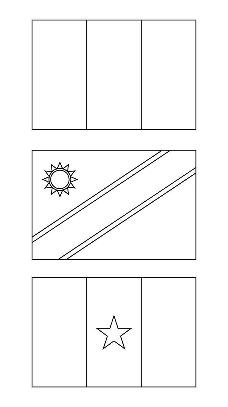 ausmalbilder flaggen europa