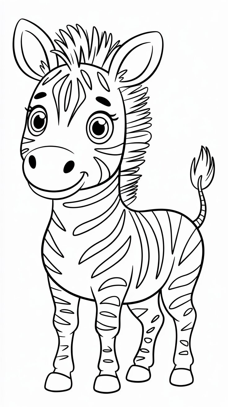 ausmalbild zebras