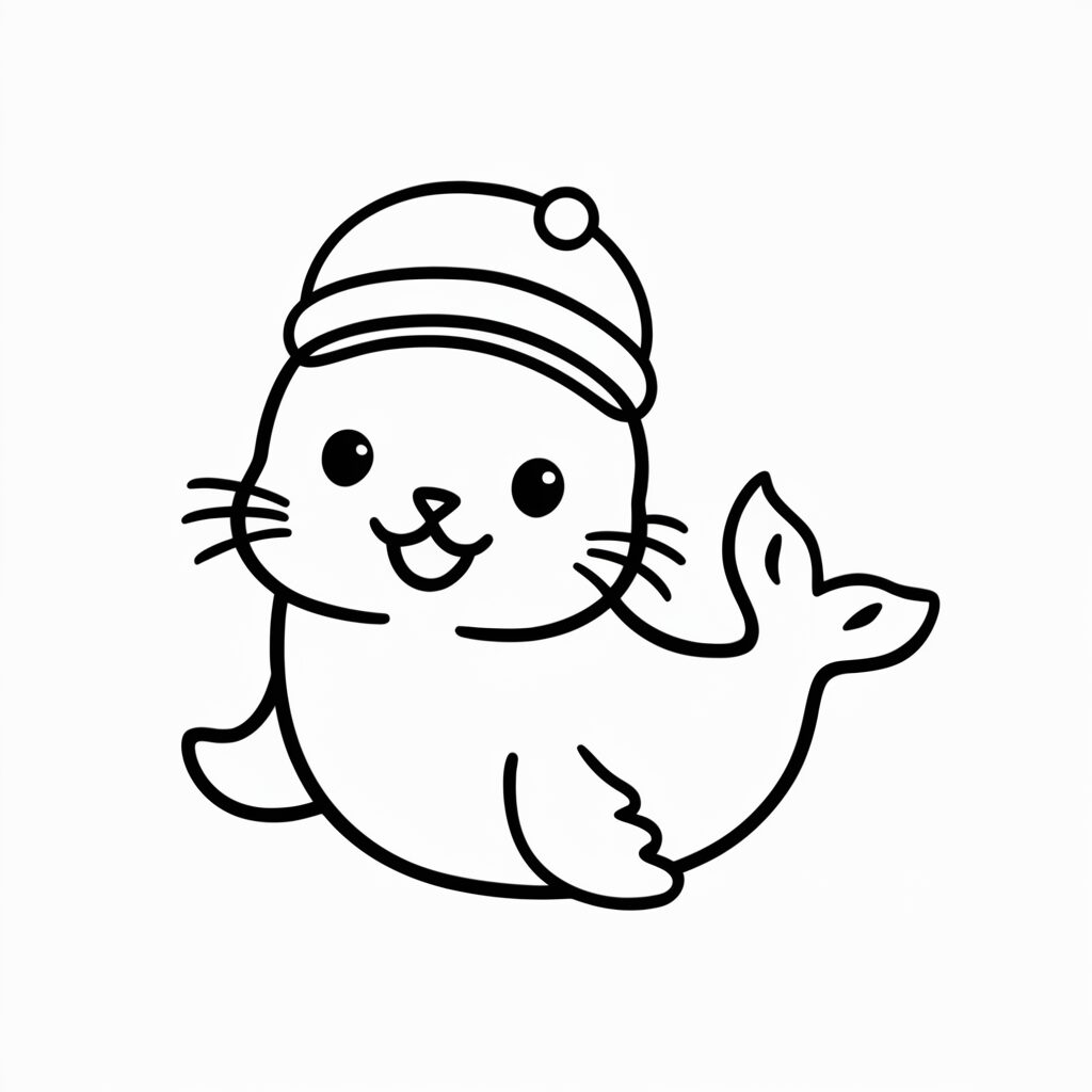 seehund ausmalbilder