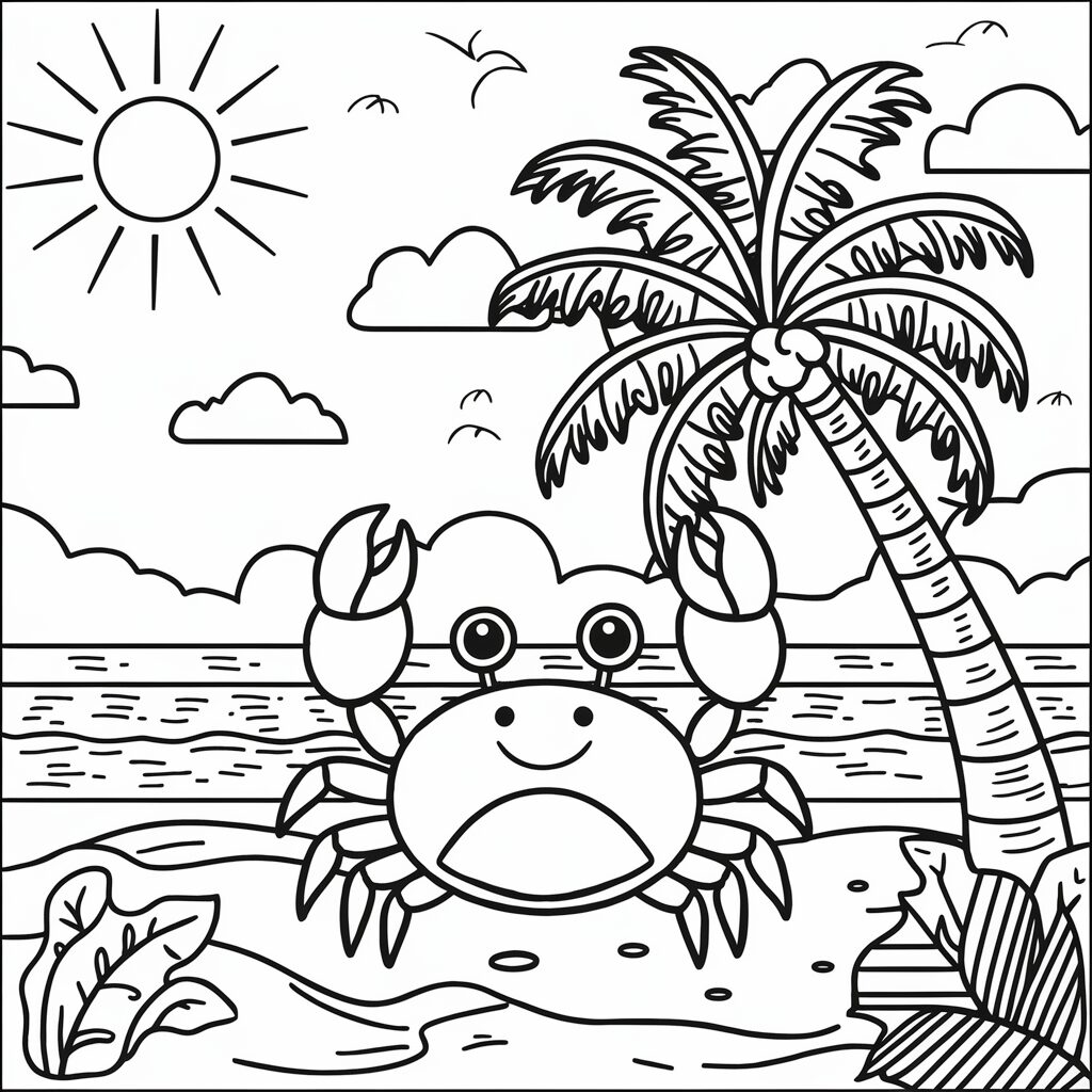 ausmalbilder strand urlaub ausmalbilder sommer