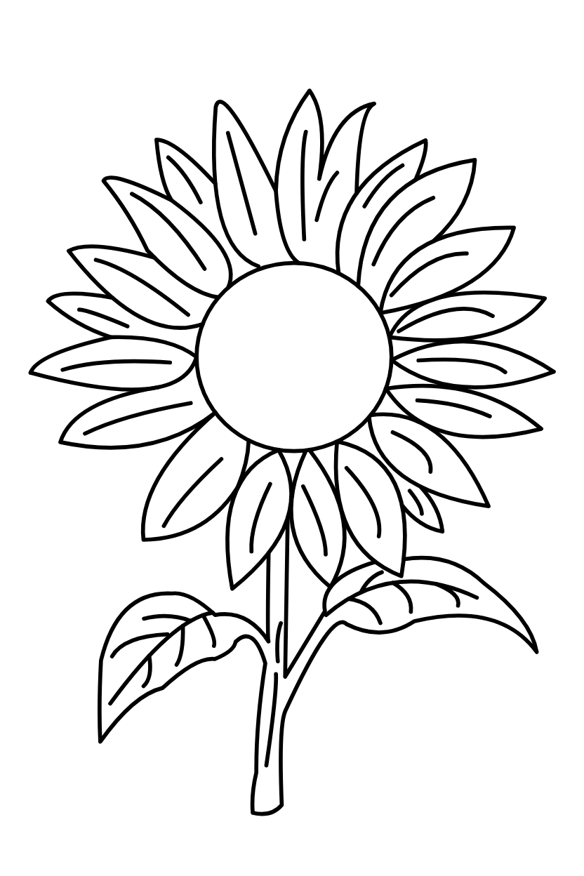 Sonnenblumen Malvorlagen