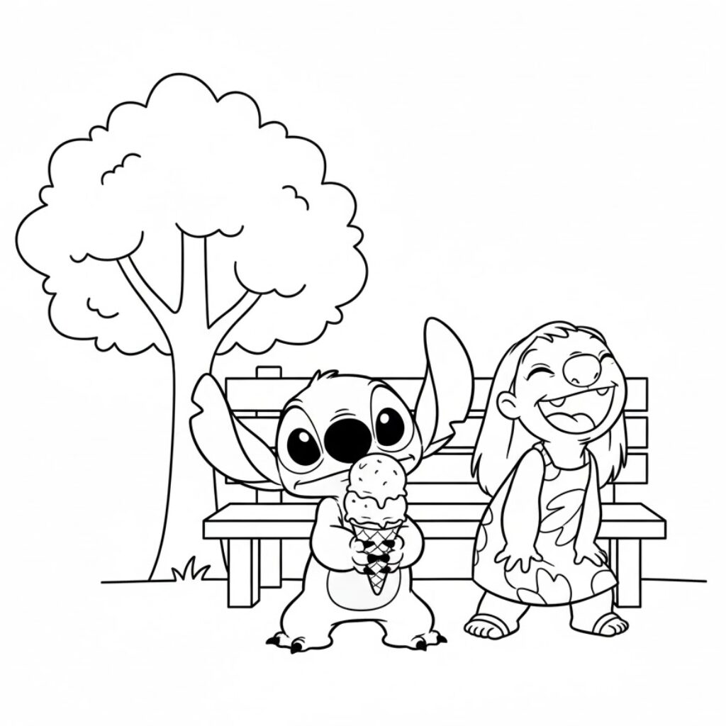 Lilo und Stitch Ausmalbilder